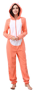 Richie House One Piece Pajama Ladies Hooded Cute Polar Fleece Bodysuit Jumpsuit Playsuit RHW2789