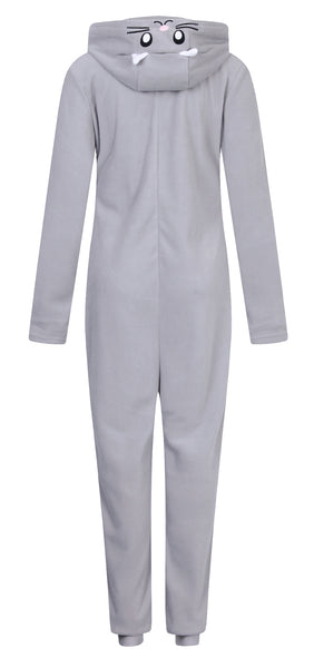 Richie House One Piece Pajama Ladies Hooded Cute Polar Fleece Bodysuit Jumpsuit Playsuit RHW2789