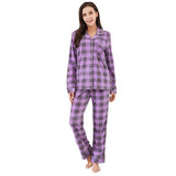 Richie House Pajama Sets Women's Printed Flannel Two-Piece Set Pajama Size S-XL RHW2863