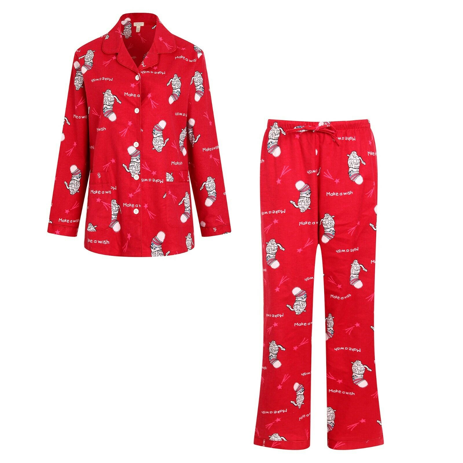 Richie House Men's Pajama Two-piece Pajama Set with Slippers RHM2850